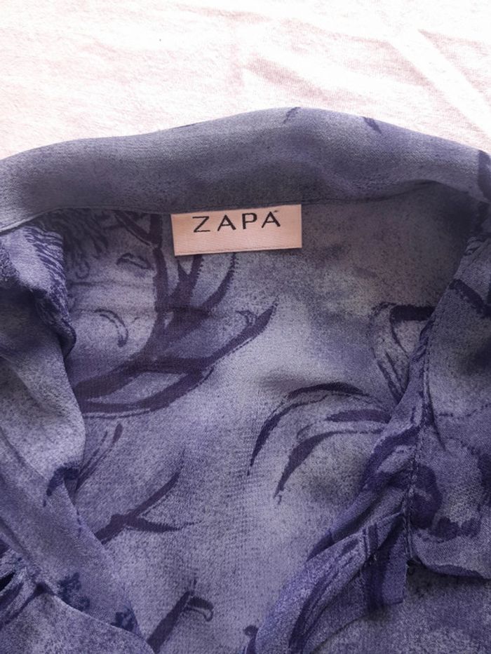 Jolie chemise manche courte en voile Zapa - photo numéro 3