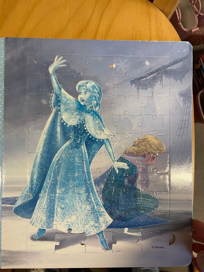 Mon livre puzzle reine des neiges - photo numéro 7