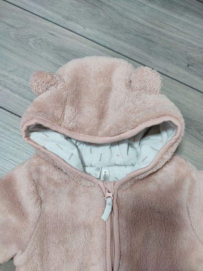 Veste chaude orchestra 3 mois rose très bon état - photo numéro 3