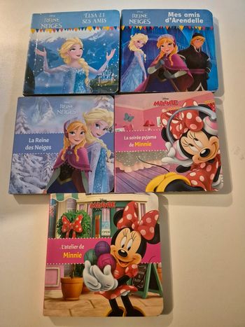 Lot de 5 Livres Disney