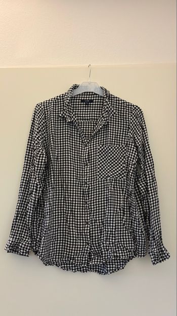 Chemise à manches longues Vichy femme L