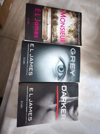 Lot 3 livres de El james 