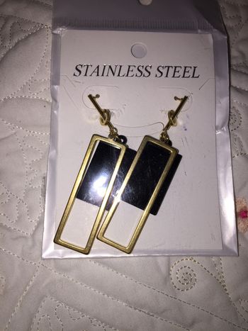 Boucles d’oreilles fantaisies en acier inoxydable