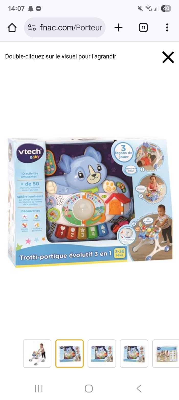 Chariot de marche 3 en 1 - photo numéro 4