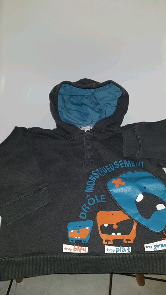 Pull à capuche garçon Kimbaloo