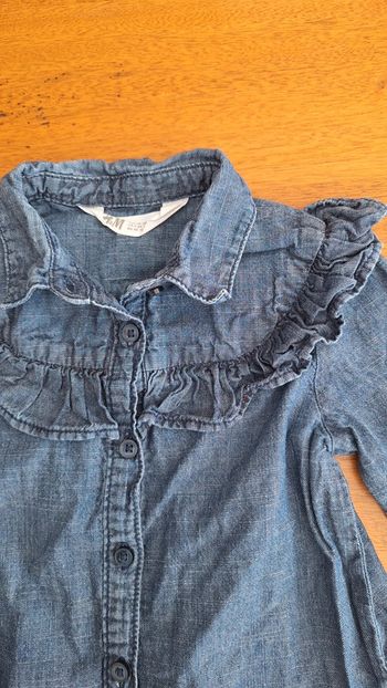 Robe couleur bleue jean