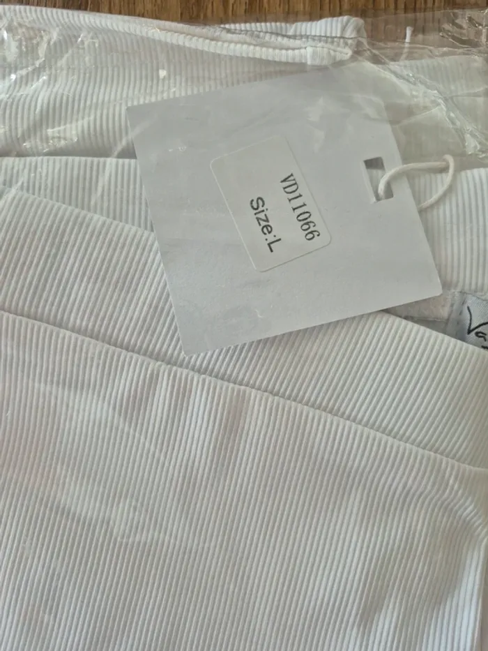 Legging Long Blanc Femme Taille L/40 - photo numéro 3