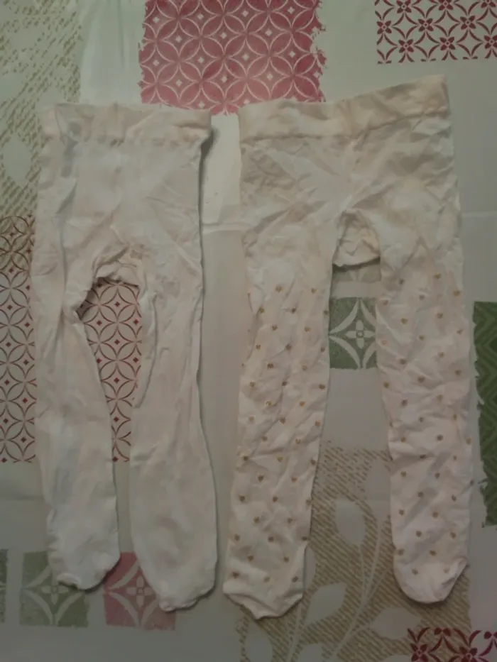 Lot de 2 collants fins 62/68 3/6 mois