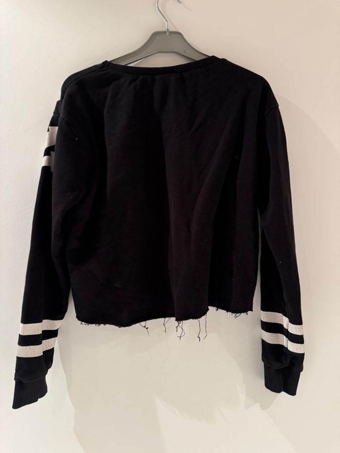 Pull noir avec écriture Brooklyn - H&M - photo numéro 3