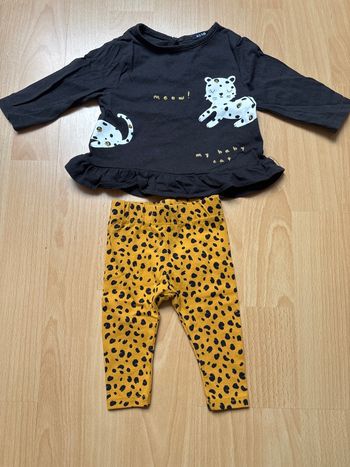 Ensemble léopard 3 mois