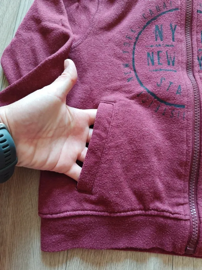 Sweat à capuche 8 ans Vertbaudet - photo numéro 5