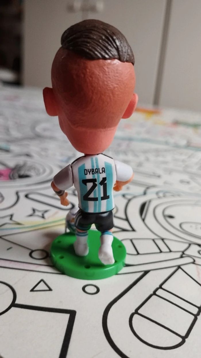 Petite figurine foot neuve Paulo Dybala équipe d'Argentine - photo numéro 2