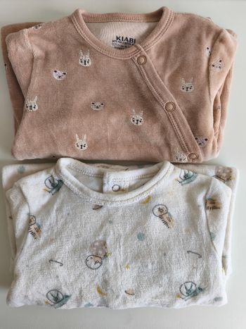 Lot de 2 pyjamas 3 mois