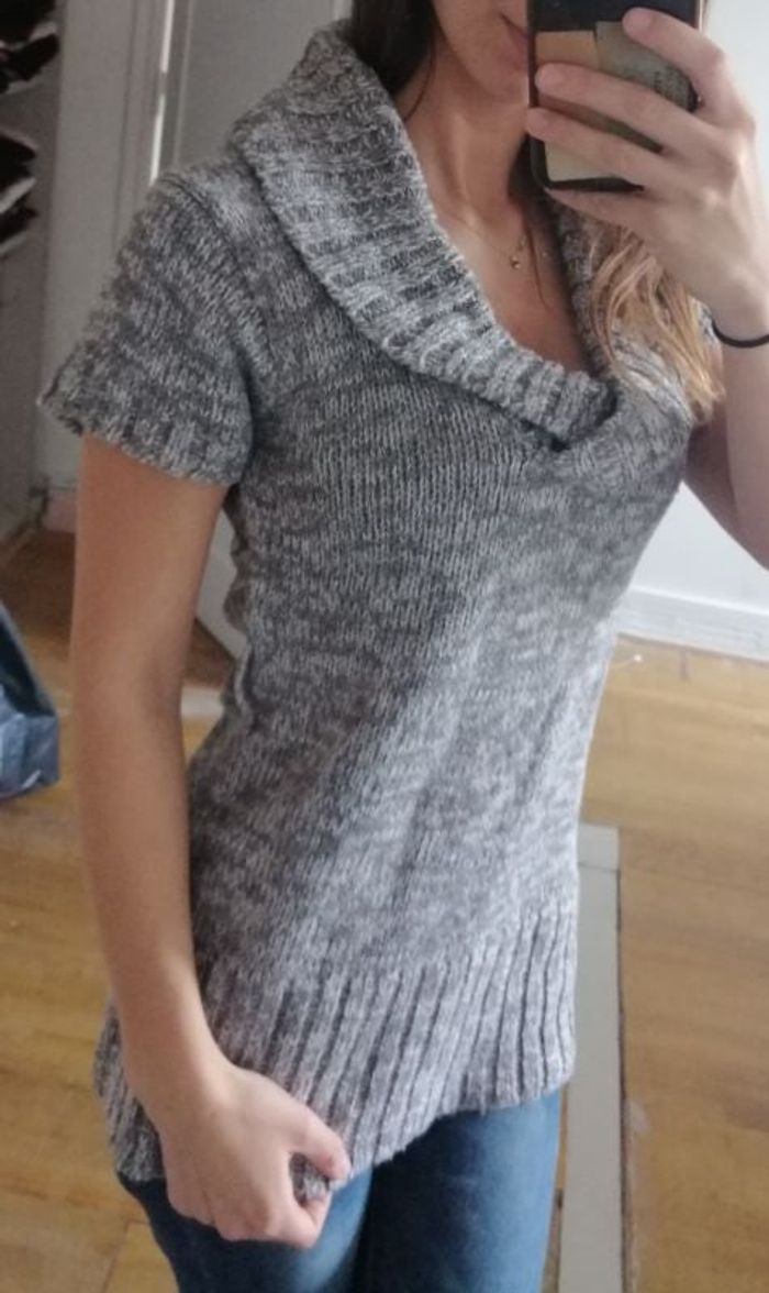 Pull manche courte Jennyfer