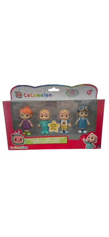 Coffret Cocomelon Ensemble de 4 figurines famille Jazwares neuf