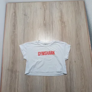 Teeshirt gymshark femme hauts  blanc M crop top