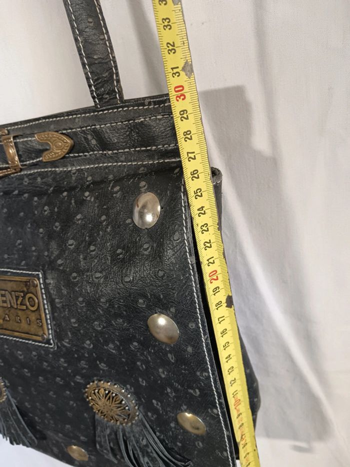 Kenzo | Sac cuir bandoulière | 30x30 - photo numéro 13