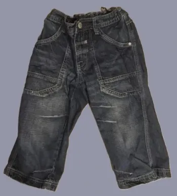 👖 Pantacourt jean Capt'n Tortue garçon 10 ans – Ajustable et en parfait état !