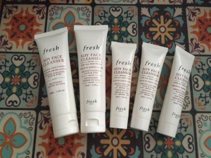 Lot nettoyant visage au soja Fresh 140ml neuf