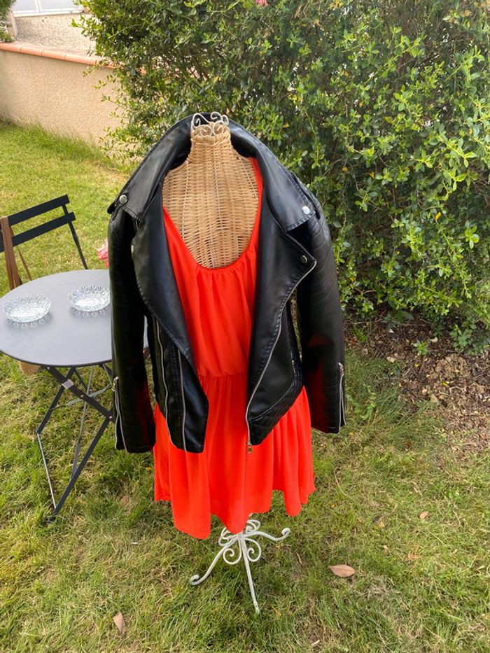 Robe chic Vera & Lucy orange taille M - photo numéro 18