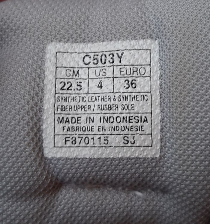 Chaussures de sport Asics Gel Game blanches T36 - photo numéro 7