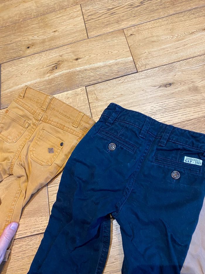Lot de 4 pantalons 6 mois très bon etat - photo numéro 4