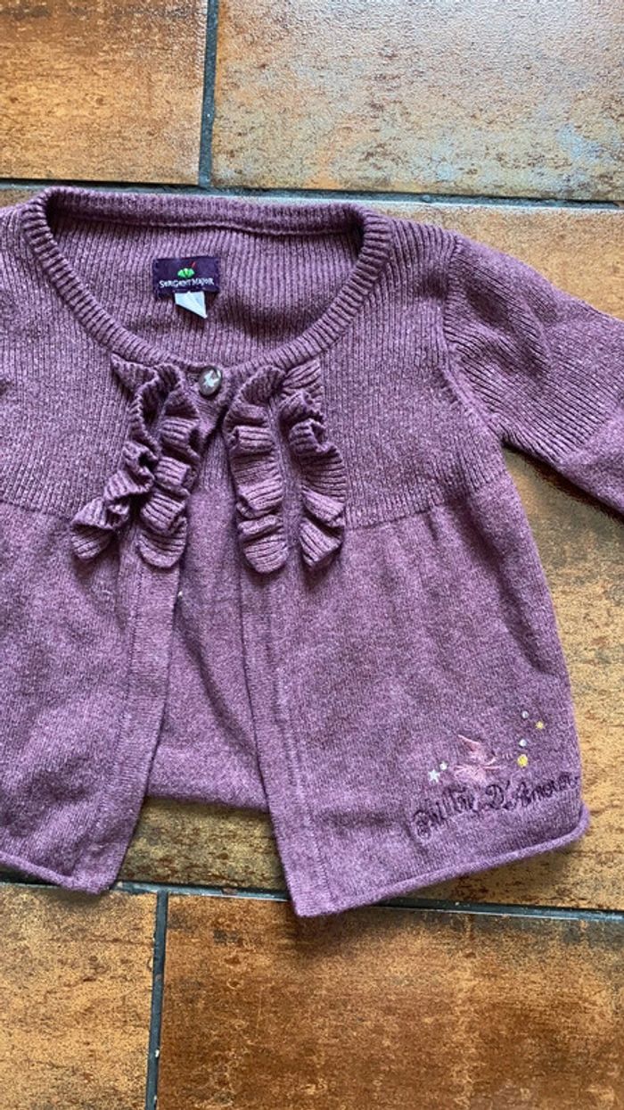 Gilet sergent major violet - photo numéro 2