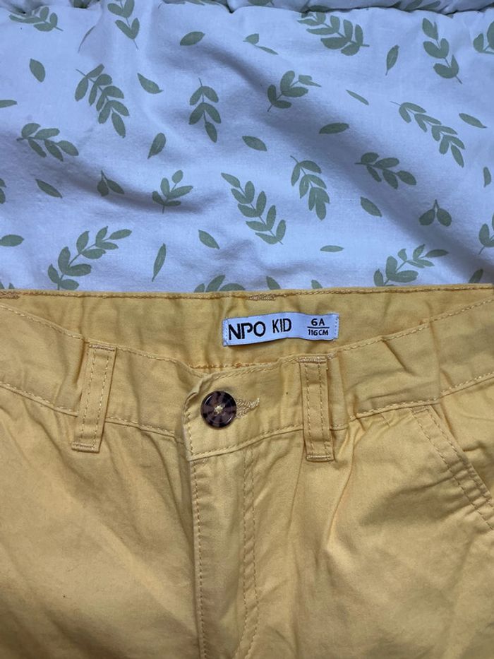 short jaune taille réglable 6 ans NPO - photo numéro 6