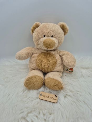 Doudou ours beige marron The Baby Collection Nicotoy