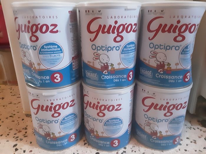 6 boîtes guigoz optipro 3