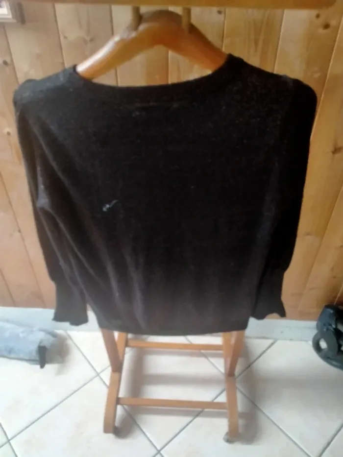 Pull noir pailleté HA Women - photo numéro 4