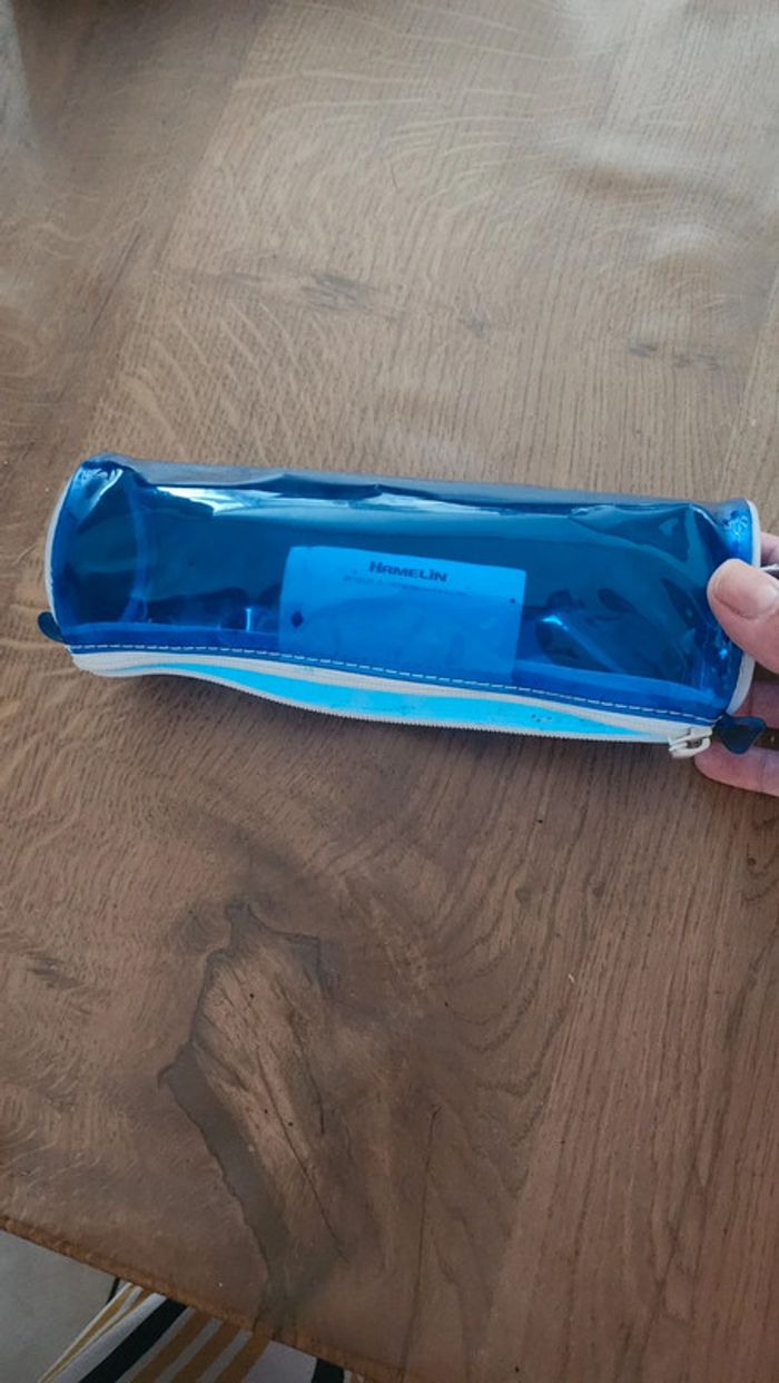 Trousse bleu école - photo numéro 4