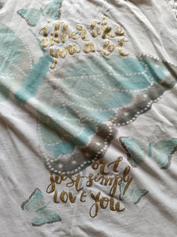 Tee shirt H&M - Taille 8/10 ANS - photo numéro 2