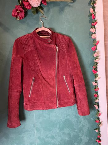 Manteau cuir mango