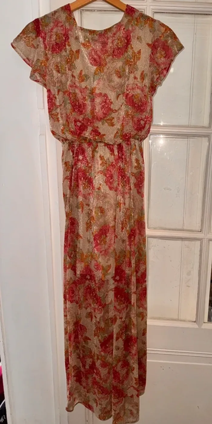 Robe vintage love  Taille unique Plus courte devant que derrière - photo numéro 6