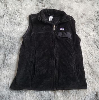 🔥 Gilet Polaire Patagonia Femme – Taille M – Noir Intense 🔥
