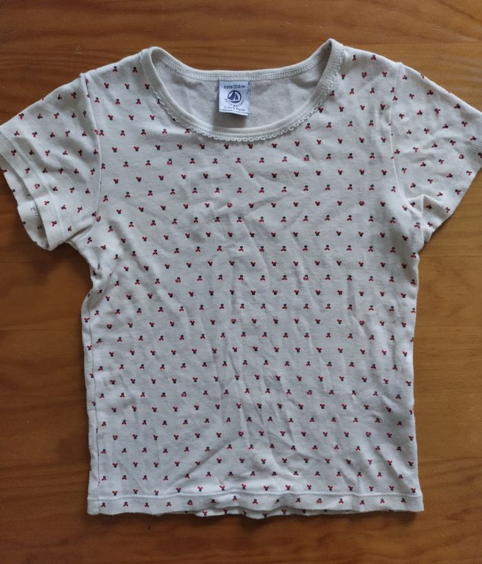 Maillot de corps fille 4 ans Petit Bateau