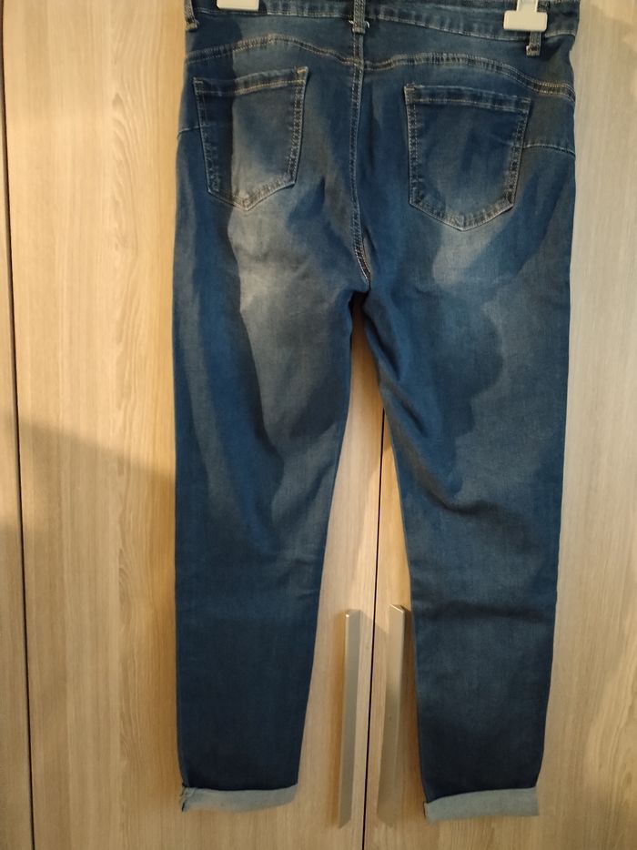 Pantacourt jeans femme taille 46 - photo numéro 4