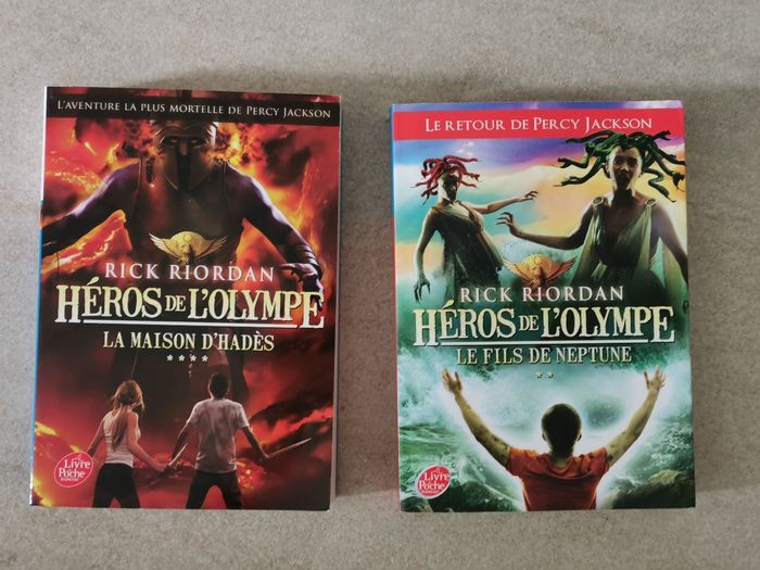 Héros de l'Olympe Tomes 2 et 4 Rick Riordan
