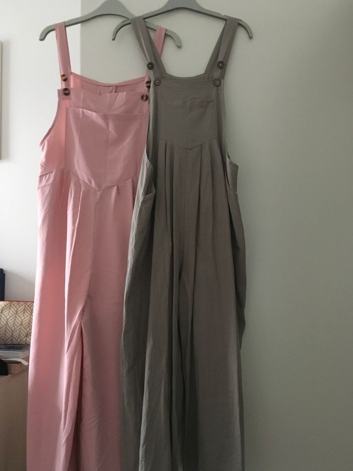 Lot 2 salopettes taille unique large