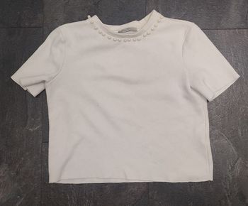 Top blanc Zara T.36