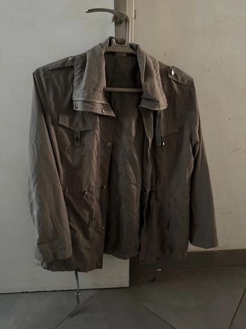 Veste kaki imitation militaire grande taille