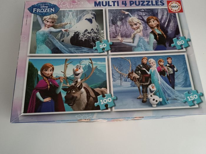 Multi puzzle reine des neiges