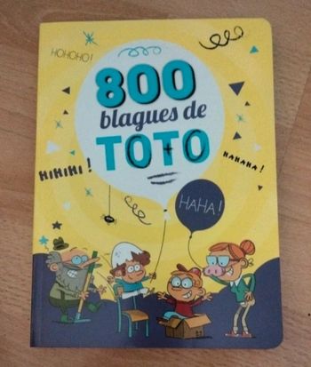 Livre 800 blagues de Toto