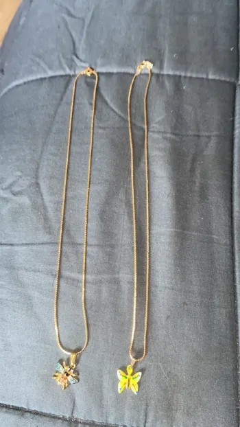 Ensemble de 2 chaînes avec médailles