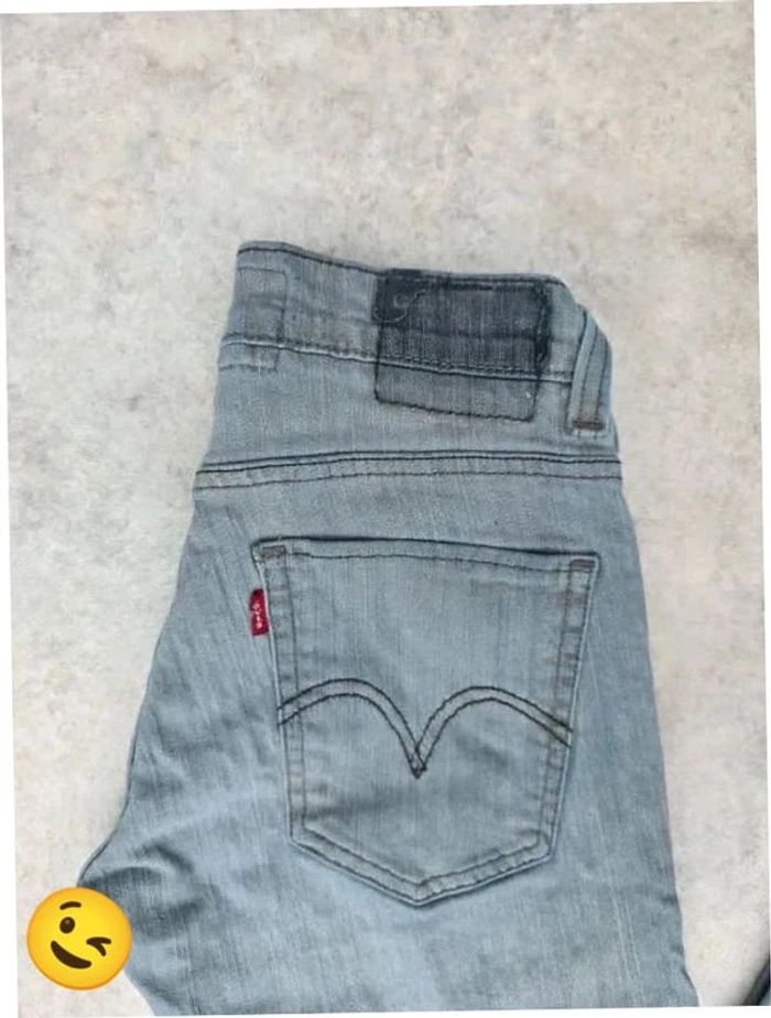 Jeans Levi's 511 W28 FR38 L32 coupe droite bleu Homme Men pan356b - photo numéro 2