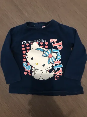 T shirt manches longues 6 mois hello kitty neuf