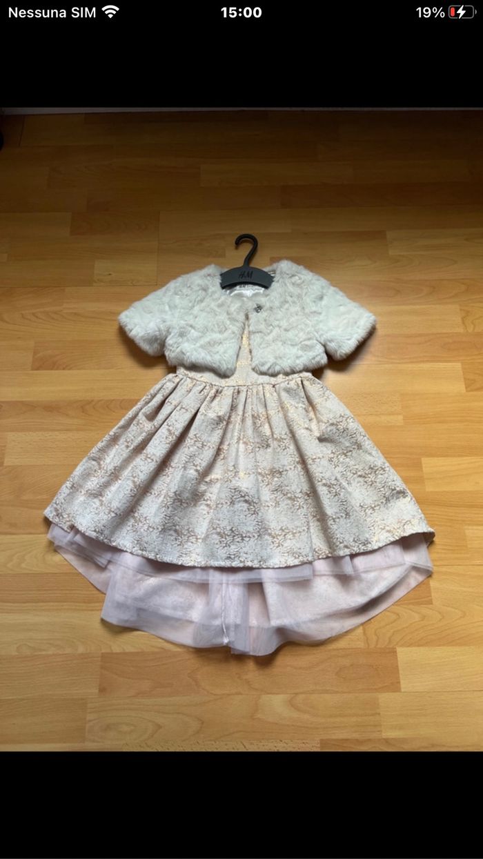Robe avec boléro enfant