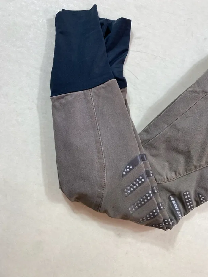 Pantalon équitation Animo Brun XXS Très Bon État - photo numéro 2