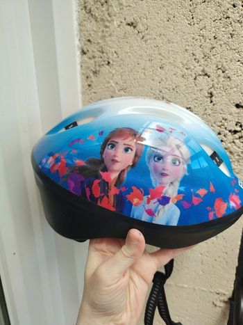 Casque velo reine des neiges 52-56cm🌞envoie rapide aujourd'hui ou demain